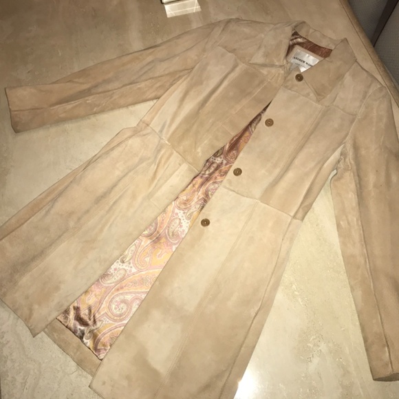 Andrew Marc Suede coat - Picture 3 of 4